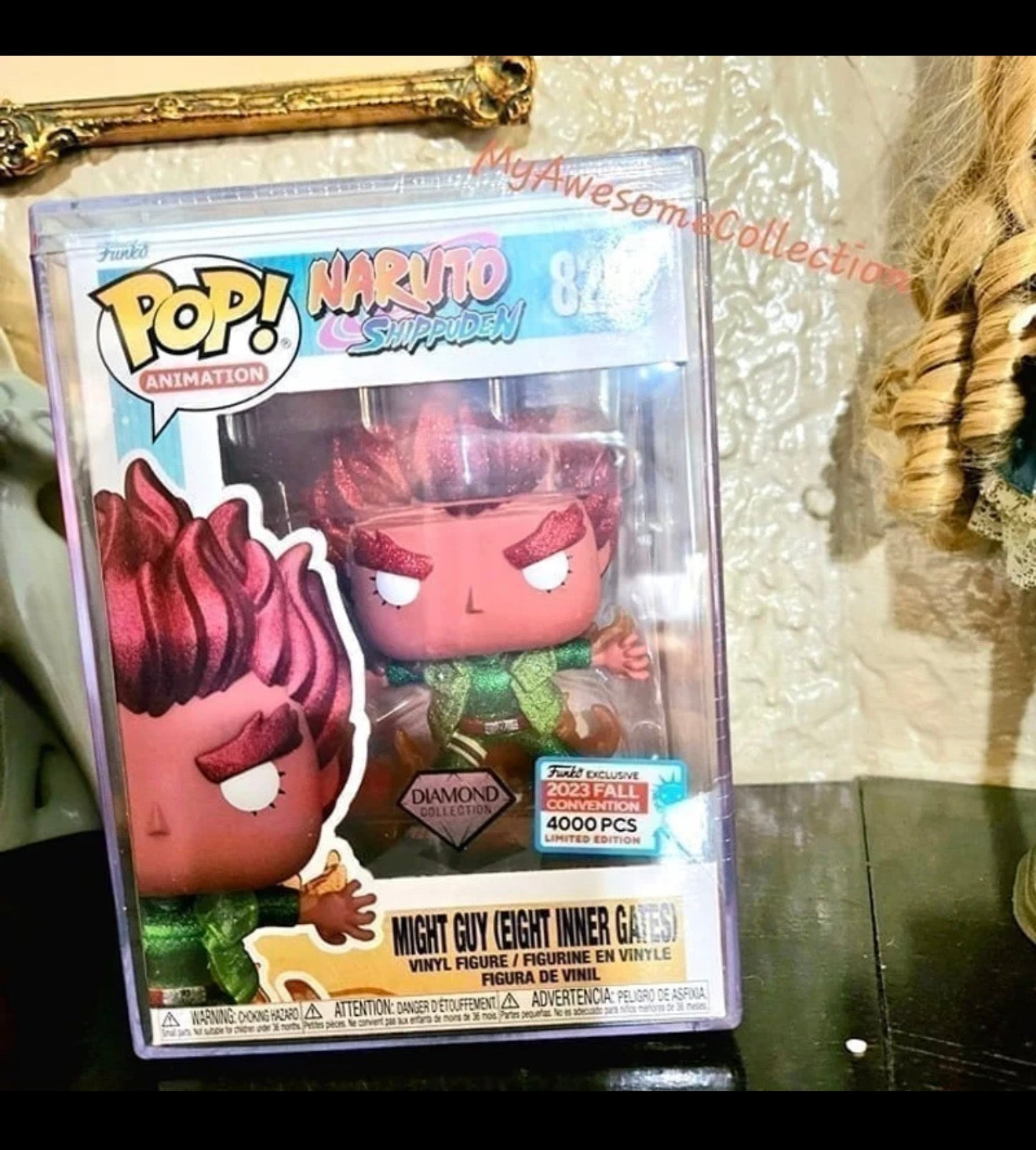 Might Guy Diamond #824 *LE 4000 Naruto NYCC Exclusive W/ Hardstack