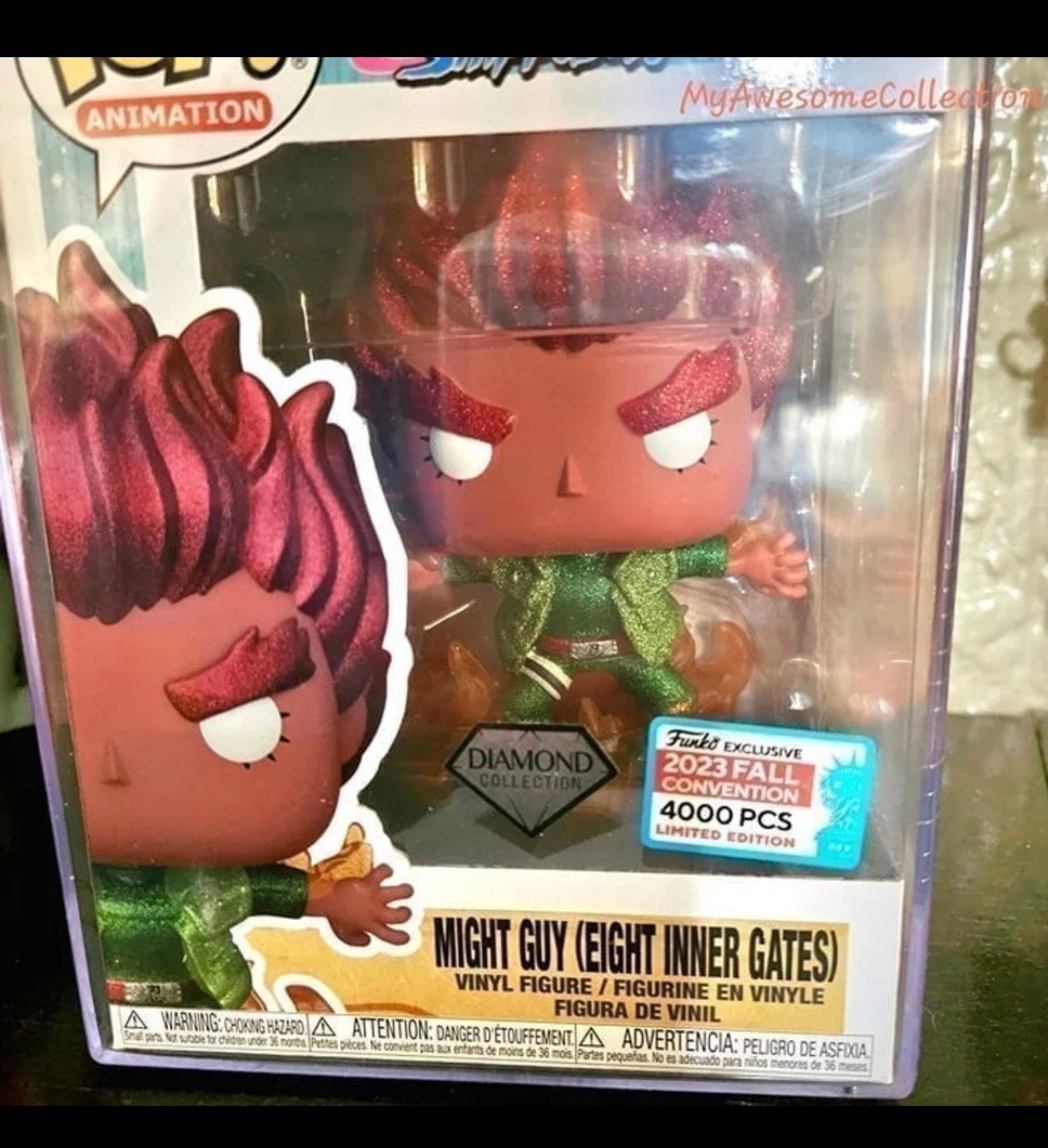 Might Guy Diamond #824 *LE 4000 Naruto NYCC Exclusive W/ Hardstack