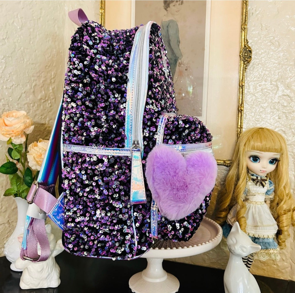 Jojo Siwa X Valcóm - Velvet Holographic Sequins apliqué RARE