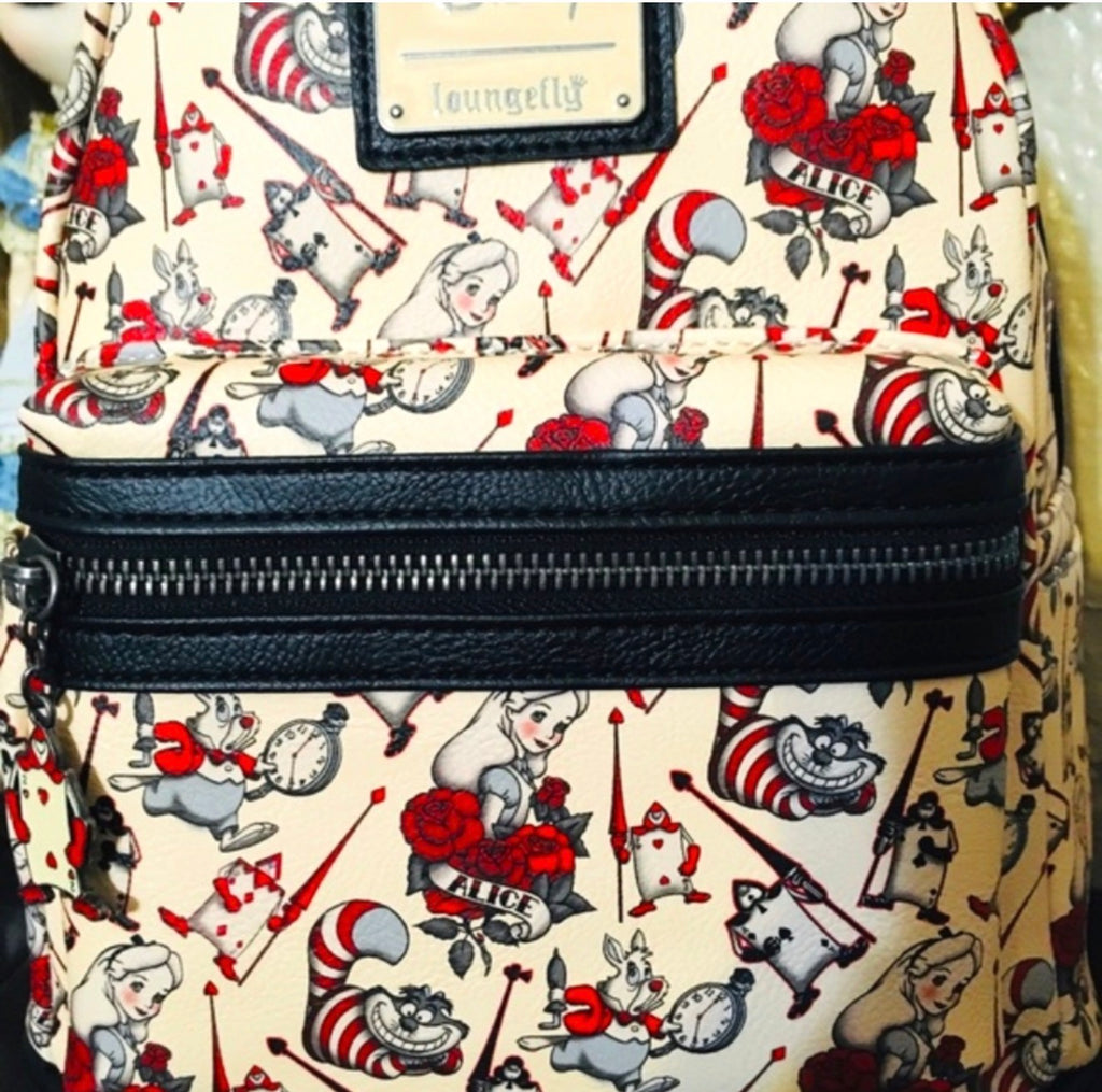 Alice in Wonderland Tattoo AOP Loungefly LE Exclusive!